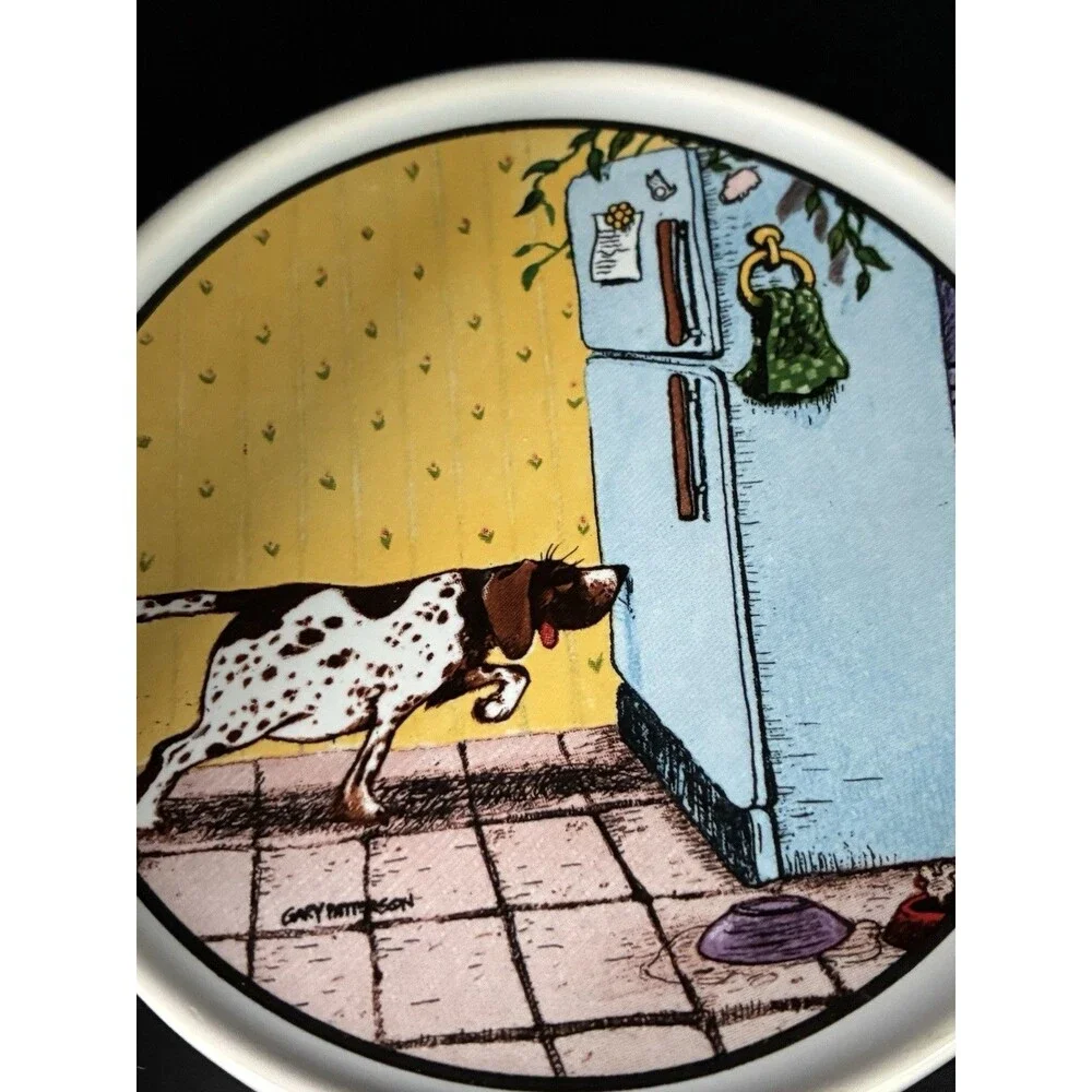 Gary Patterson 2 Dog Lovers Coaster by Clay Design